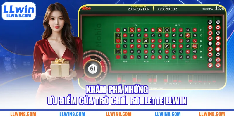 Khám phá những ưu điểm của trò chơi roulette LLWIN